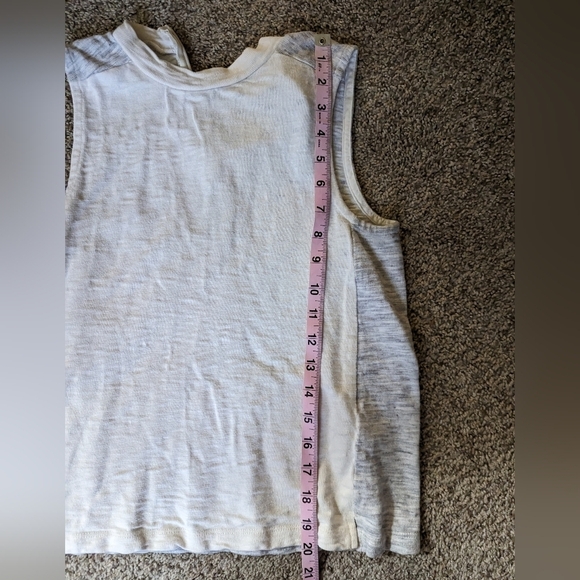 Madewell Ivory Grey Colorblock Sleeveless Mock Neck Tank Sz XS - Picture 11 of 11